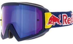 Motocross Goggles Red Bull Spect Whip, Matte Blue, Blue Mirrored Lens