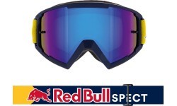 Motocross Goggles Red Bull Spect Whip, Matte Blue, Blue Mirrored Lens