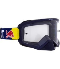 Motokroso akiniai Red Bull Spect Evan, mėlyni, skaidrūs lęšiai