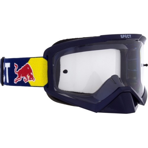 Очки для мотокросса Red Bull Spect Evan, синие, прозрачные линзы