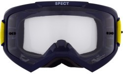 Очки для мотокросса Red Bull Spect Evan, синие, прозрачные линзы