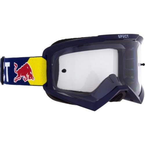 Очки для мотокросса Red Bull Spect Evan, синие, прозрачные линзы