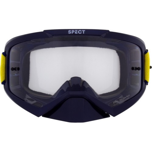Очки для мотокросса Red Bull Spect Evan, синие, прозрачные линзы
