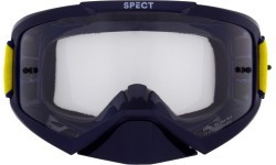 Motokroso akiniai Red Bull Spect Evan, mėlyni, skaidrūs lęšiai