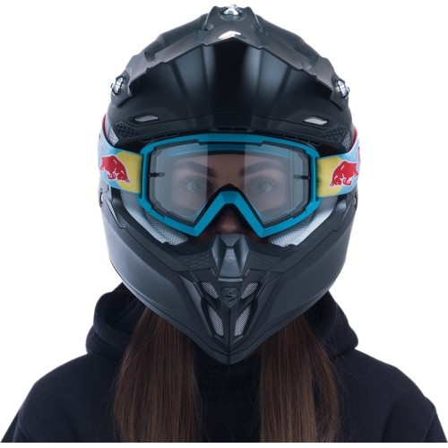 Motocross Goggles Red Bull Spect Whip, Neon Blue, Clear Lens
