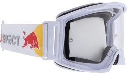 Motocross Goggles Red Bull Spect Strive Panovision, Matte White, Clear Lens