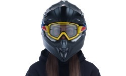 Motokroso akiniai Red Bull Spect Whip, geltoni, skaidrūs stiklai