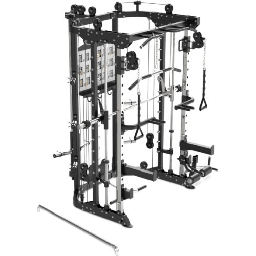 Pivot Fitness FSM-200 funkcinis Smith treniruoklis, juodas