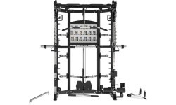 Pivot Fitness FSM-200 funkcinis Smith treniruoklis, juodas