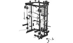 Pivot Fitness FSM-200 funkcinis Smith treniruoklis, juodas