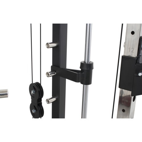 Pivot Fitness FSM-200 funkcinis Smith treniruoklis, juodas