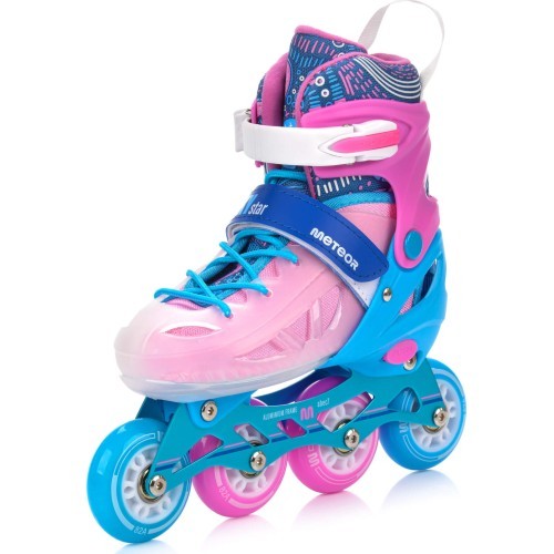 Inlineskates meteor - Blue/Pink