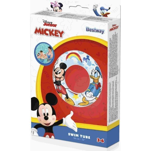Plaukimo ratas Mickey & Friends 56 cm, 3-6 metų