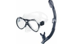 Snorkel set MANUS + BORNEO col.07 packed in Mesh Bag