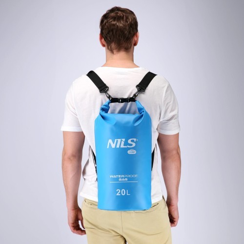 NC1703 WATERPROOF BAG BRIGHT BLUE 20L NILS CAMP