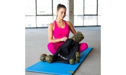 FSBM04 BLACK-YELLOW DOTS MASSAGE SET HMS