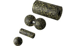FSBM04 BLACK-YELLOW DOTS MASSAGE SET HMS