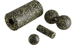 FSBM04 BLACK-YELLOW DOTS MASSAGE SET HMS