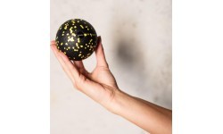FSBM04 BLACK-YELLOW DOTS MASSAGE SET HMS