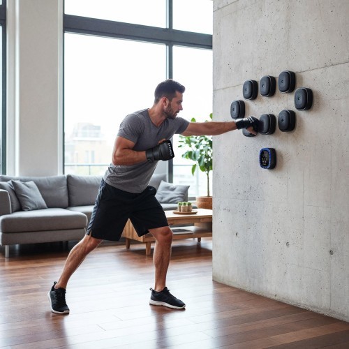 MODULAR MUSIC BOXING MACHINE BLUETOOTH WITH GLOVES TB05 HMS