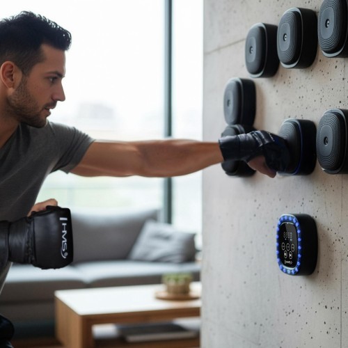 Модульная музыкальная боксёрская машина Bluetooth с перчатками TB05 HMS