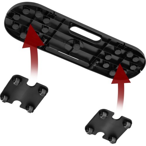MULTIFUNCTIONAL BOARD FOR ABDOMINAL MUSCLE EXERCISES AND PUSH-UPS WITH ROPES 3-IN-1 DBP02 HMS