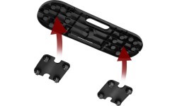 MULTIFUNCTIONAL BOARD FOR ABDOMINAL MUSCLE EXERCISES AND PUSH-UPS WITH ROPES 3-IN-1 DBP02 HMS
