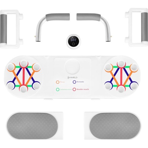 MULTIFUNCTIONAL BOARD FOR ABDOMINAL MUSCLE EXERCISES AND PUSH-UPS WITH COUNTER DBP03 HMS
