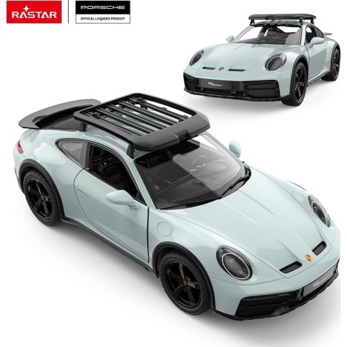 Nuotoliniu būdu valdomas automobilis 1:14 Porsche 911 Dakar Mint RASTAR