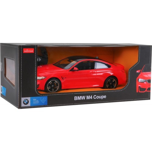 Nuotoliniu būdu valdomas automobilis BMW M4 Coupe, raudonas, 1:14, RASTAR