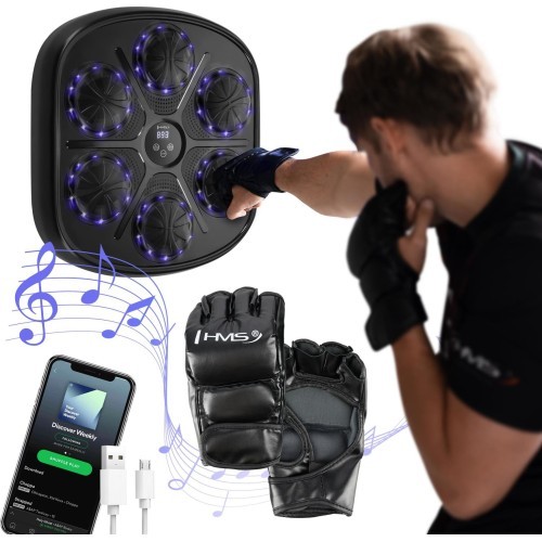 HMS TB03 išmani muzikinė bokso mašina su Bluetooth ir pirštinėmis