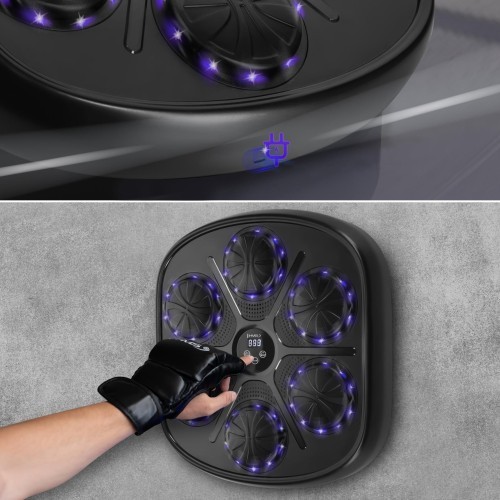 TB03 INTELLIGENT MUSIC BOXING MACHINE BLUETOOTH WITH GLOVES HMS