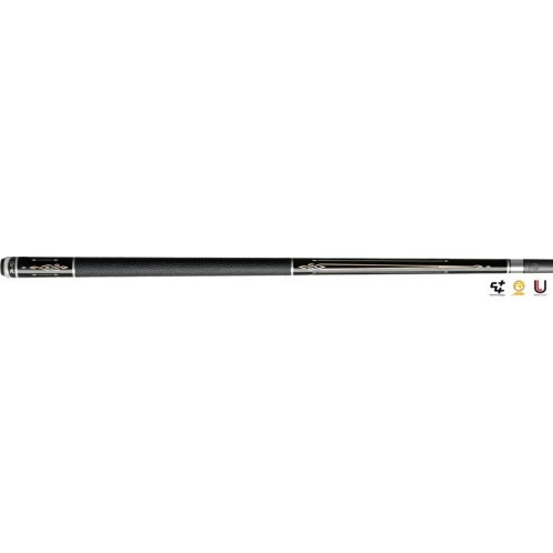 Biliardo lazda Predator Blak 5-1, Uni-Loc, Revo strypas, baltas Vault Plate, 12,9 mm UL