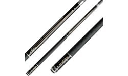 Biliardo lazda Predator Blak 5-1, Uni-Loc, Revo strypas, baltas Vault Plate, 12,9 mm UL