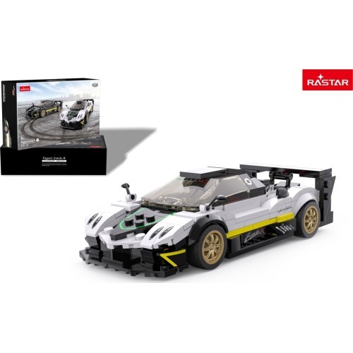 Konstruktorius automobilis Pagani Zonda R 1:28, baltas, RASTAR