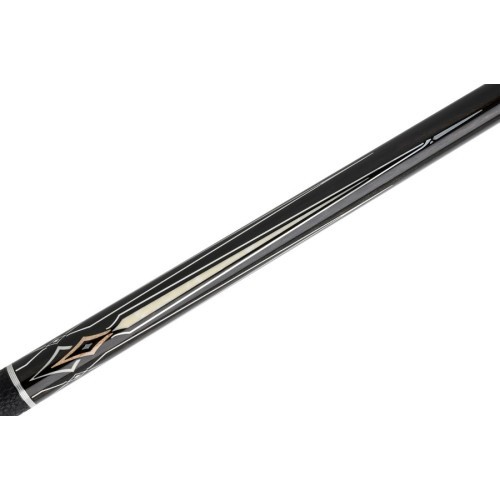 Biliardo lazda Predator Blak 5-3, Uni-Loc, Revo strypas, baltas Vault Plate, 12,9 mm UL