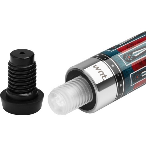 Biliardo lazda Cuetec Cynergy Nineball Blue Stain LTW, 3/8x14, 12.5 mm