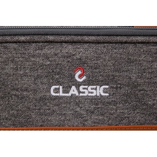 Minkštas biliardo lazdos dėklas Classic Challenger, pilkai rudas, 3/5, 85 cm