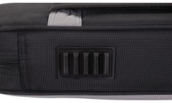 Minkštas dėklas kijui Classic CueBuddy, juodas-geltonas, 3/5, 83 cm
