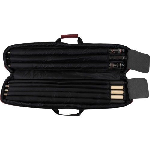 Biliardo lazdos dėklas CueGuard Classic, bordo, 3/5, 83 cm