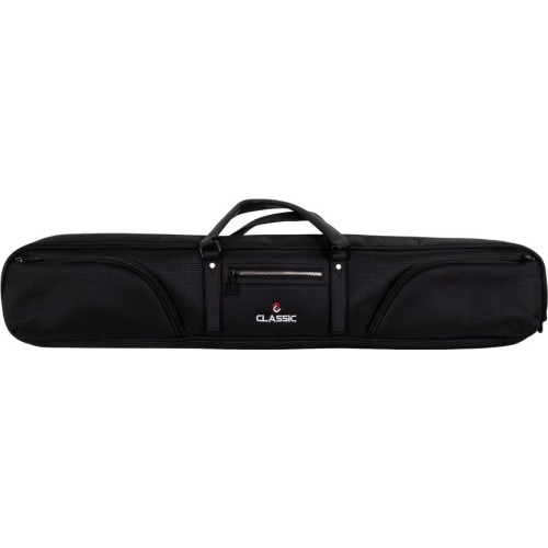 Minkštas dėklas biliardo lazdai Classic Prestige, juodas, 3/5, 83 cm