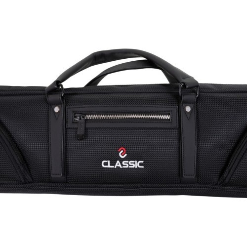 Minkštas dėklas biliardo lazdai Classic Prestige, juodas, 3/5, 83 cm