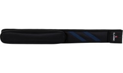 Minkštas biliardo lazdų dėklas, Classic Stripes, juodai mėlynas, 1/1, 83 cm