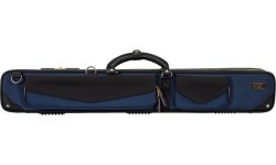 Kietas dėklas biliardo lazdai Classic N&A, juoda-mėlyna, 2x4, 85 cm