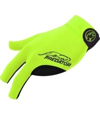 Billiard Glove, Predator Second Skin, 3-Finger, neon-green, to wear on left hand, S&M