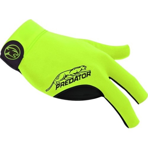 Biliardo pirštinė Predator Second Skin, 3 pirštų, neoninė žalia, dešinei rankai, L&XL