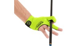 Billiard Glove, Predator Second Skin, 3-Finger, neon-green, to wear on right hand, L&XL