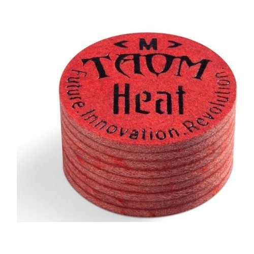 Наклейка для бильярдного кия Taom Heat, 14 мм, 9 слоёв, мягкая (S)