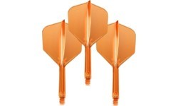 Dart Flights Target K-Flex Neon No.6 In Between – 3-Pack - Fluo Orange