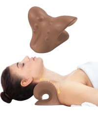 Kaklo ir pečių masažuoklis inSPORTline Muneal - Mocha mousse